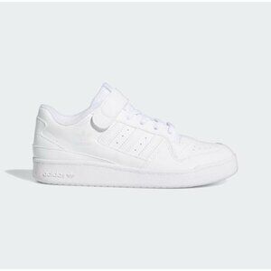 Adidas Originals Boys Forum Low Shoes in White/White - Size 13‎
